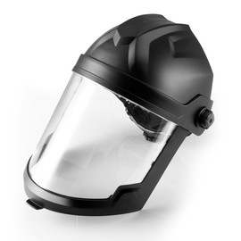 STAHLWERK Grinding Helmet Face Protection with Face Visor and Protective Mask for Grinding Very Light with Large XL Visor, Comfortable to Wear Thanks to Comfortable Premium Headband