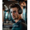 HROEENOI Premium Wireless Bluetooth Over-Ear Headphones with Active Noise Cancelling