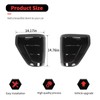 RT-TCZ Smoked Black Tail Light Lamp Cover Guard Trim Decoration