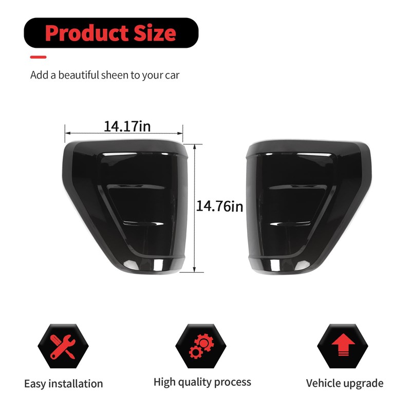 RT-TCZ Smoked Black Tail Light Lamp Cover Guard Trim Decoration
