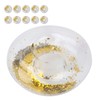 10pcs Round Gold Sequins Inflatable Drink Cup Holders Swimming Pool