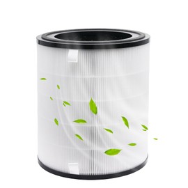 Leycaiusen LV-H133 Replacement Filter, Compatible with LEVOIT LV-H133 Tower Air Purifier, H13 True HEPA & High-Efficiency Carbon Filter Set, Part Number LV-H133-RF, 1-Pack