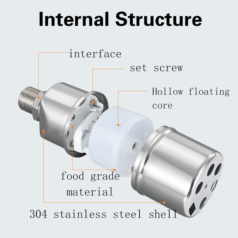 Hivista 304 Stainless Steel Fully Automatic Water Level Control Float