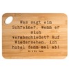 Mr. & Mrs. Panda Bambus - Schneidebrett Spruch was SAGT