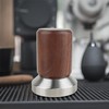 Doria Espresso Coffee Tamper with Walnut Handle - 58mm Portafilter