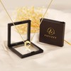 Gold Initial Necklaces for Women, Dainty 14k Gold Plated Letter
