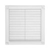 Vent Systems 6" x 6" Inch (Opening Dimensions) White Plastic