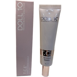 Doll 10 T.C.E Super Coverage Makeup 2 oz Shade: DEEP Full Size NEW in Box
