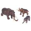 Mammoth Model Simulated Figurine Realistic Plastic Mammoth Toys for Animal