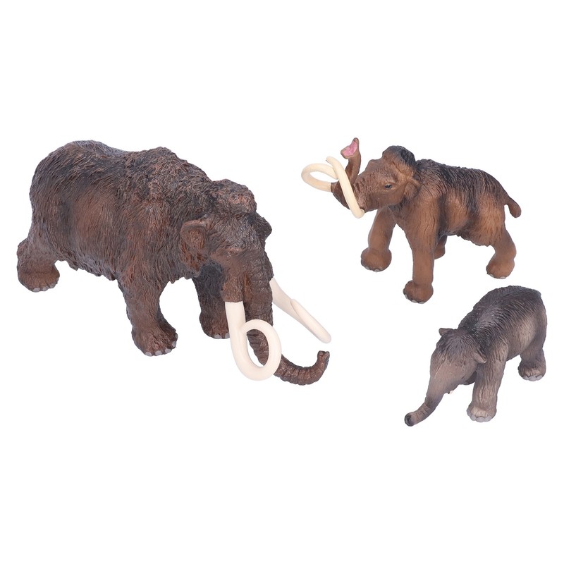 Mammoth Model Simulated Figurine Realistic Plastic Mammoth Toys for Animal