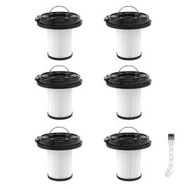 6Pack XR Filter Replacement for Bissell Cleanview XR 200W/ Cleanview XR Pet 300W Stick Cordless Vacuum Cleaner 3789U 3789X 3797V 3797W 3789 3797