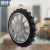 Rm Regalomex Reloj Análogo De Pared Forma Engrane 44 Centímetros