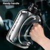 Doseno Large 95 OZ Water Bottle with Straw, Portable Handle,