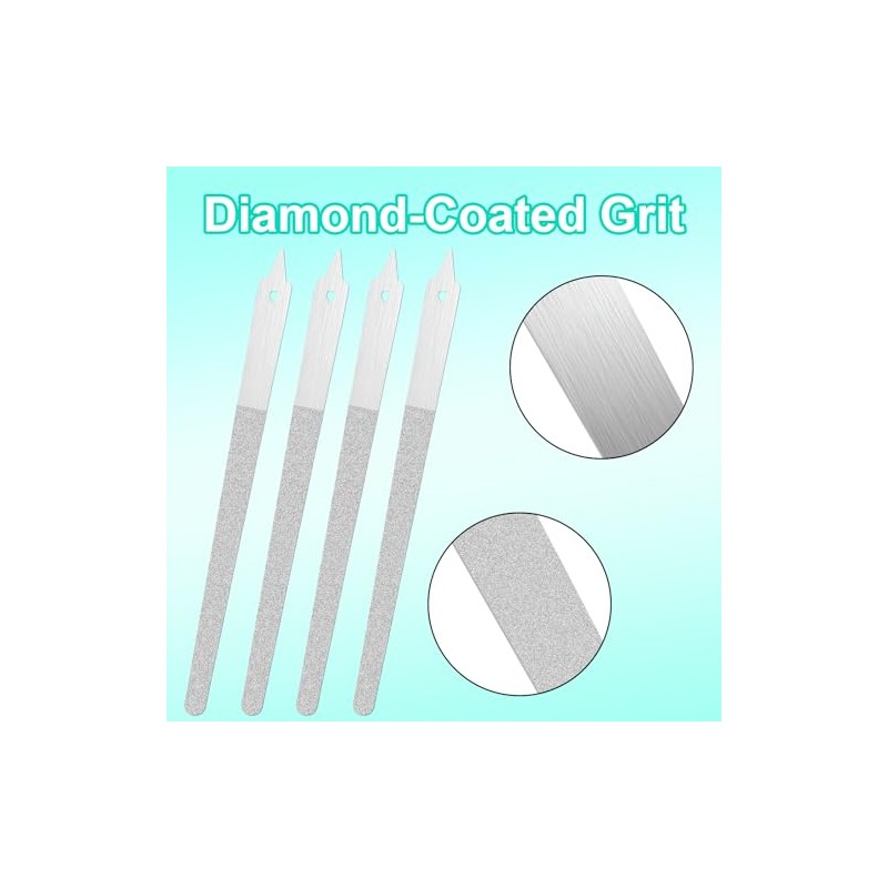 Limas De Uñas De Diamante De Doble Cara De Acero