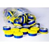 20MM / 13MM Dual/Single Tone Flip Top Seals[Caps] (20MM, Yellow-Dark Blue, 100)