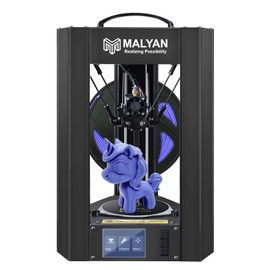 MALYAN Mini Delta 3D Printer M300 - Fully Assembled FDM 3D Printers for Kids and Beginners, Free Sample PLA Filament and MicroSD Card Preloaded with Printable 3D Models, Printing Size 110x110 mm