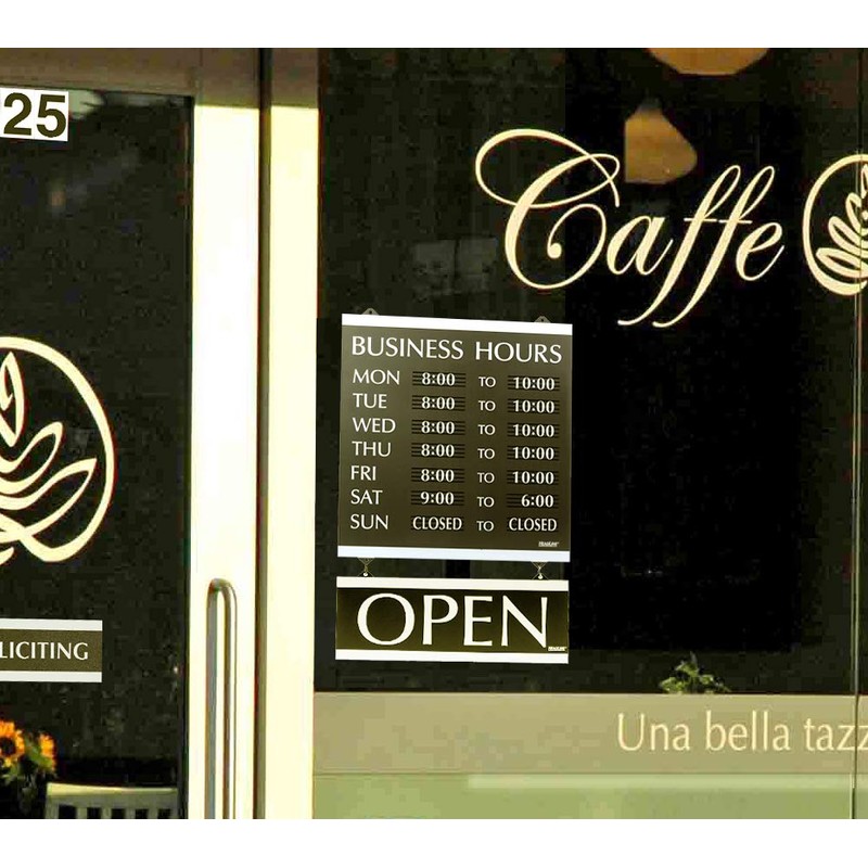 Headline Sign - Century Series 2-Sided Reversible "Open" / "Closed"