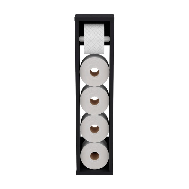 Tuhome Bali 28-Inch Toilet Paper Holder Shelf Organizer with Multiple