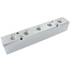Aracombie 5 Way 7 Port Air Compressor Manifold Block, Aluminum