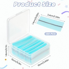 120 Pcs Self Adhesive Eyelashes Tape, Reusable False Eyelash Tape Strip Lash Glue Strip Waterproof Strong-Hold Lash Tapes Eyelash Glue Liner Natural Look Long Lasting (Black Band)