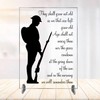 Clear Acrylic 'They Shall Grow Not Old...' Plaque On Stand