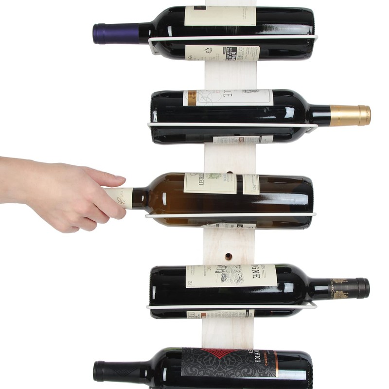 J JACKCUBE DESIGN Wall Mount Wine Rack Organizer for 9