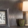 Aspect Peel and Stick Backsplash 12.5in x 4in Subway Stainless