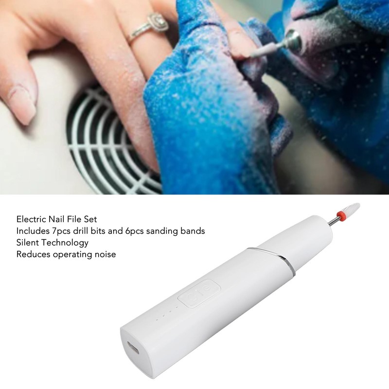 Electric Nail Grinding Machine 15000RPM Professional Portable Manicure Pedicure Tool