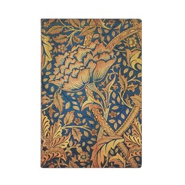 Morris Windrush (William Morris) Mini Lined Journal: Flexi Softcover, 80 gsm, Ribbon Marker, Memento Pouch, Book Edge Printing