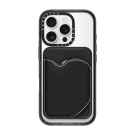 CASETiFY BioVeg Heart Wallet [Compatible with Magsafe] - Black