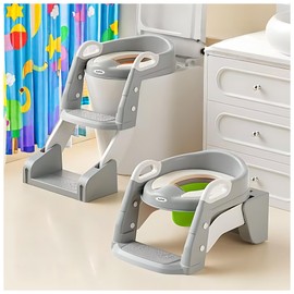 Joylittle Potty Training Seat with Step Stool Ladder, Multifunctional 3 in 1 Potty Training Toilet for Kids Boys Girls Toddlers -Comfortabl, Portable, and Safe with Anti-Slip Pads