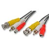 kenable CCTV Lead BNC Video RCA Phono Audio and 2.1mm
