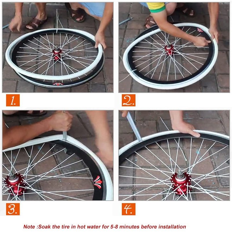 CATAZER 12 Inches Solid Tire for Kid Bike Folding Bicycle