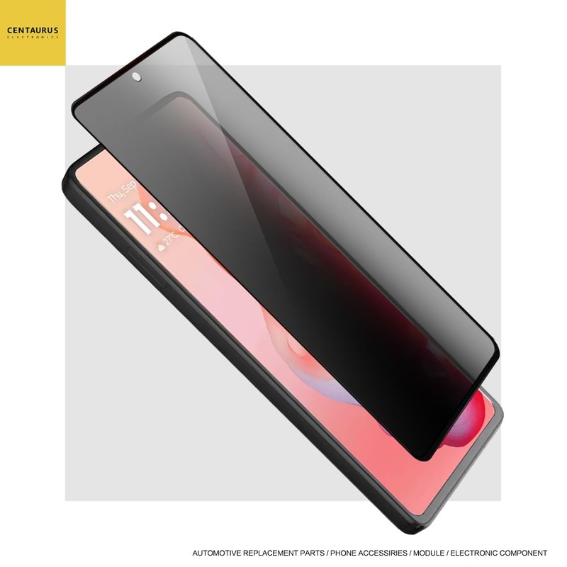 XINXUSONG 2 Pack Privacy Screen Protector, Anti-Spy Anti-Scratch Ultra-Thin Clear