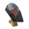 Sesame Bamboo Half Moon Fan Stand