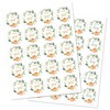 Greenery Pumpkin Gender Reveal Stickers - 40 Labels (20 of