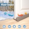 HIZH Heavy Under Door Draft Excluder,35.4" Door Draft Stopper,Suitable For