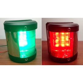 Marine Boat Green Starboard and RED Port Side LED Navigation Light