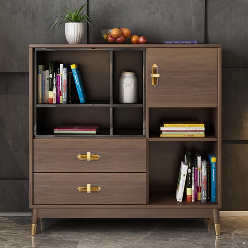 KYEYGWO Pack of 2 Tiger's Eye Healing Stone Point Furniture