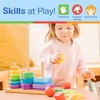 Melissa & Doug Geometric Stacker - Wooden Educational Toy,25 count(pack