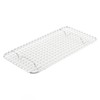 Winco Pan Grate, 5 pulgadas por 10 1/2 pulgadas, cromo,