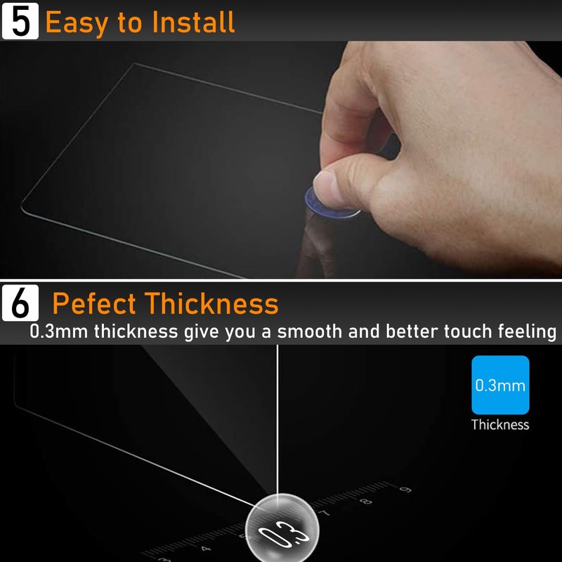 Moonlinks 2PCS Tempered Glass Screen Protector 15" Compatible with 2024
