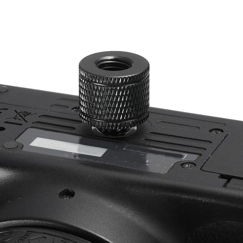 sourcing map Microphone Stand Adapter 1/4 Female to M10 Male