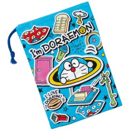 Skater KB62-A Cup Bag, 8.3 x 5.9 inches (21 x 15 cm), Doraemon Sticker