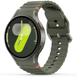 Jiamus 20 mm Strap Compatible with Galaxy Watch 7/6/5/4/FE 40 mm 44 mm, Watch 6 Classic 47 mm 43 mm, 4 Classic 42 mm 46 mm, 5 Pro 45 mm - Gapless for Men and Women