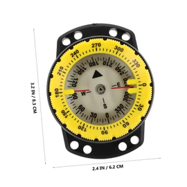 Sosoport Diving Wrist Compass Elastic Band Dive Compass for Outdoor Mountaineering and Hiking Accurate Magnetic Sensitivity Robust Construction for Precision