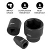 26 Piece 1/2 Inches Impact Socket Set Rugged Construction for