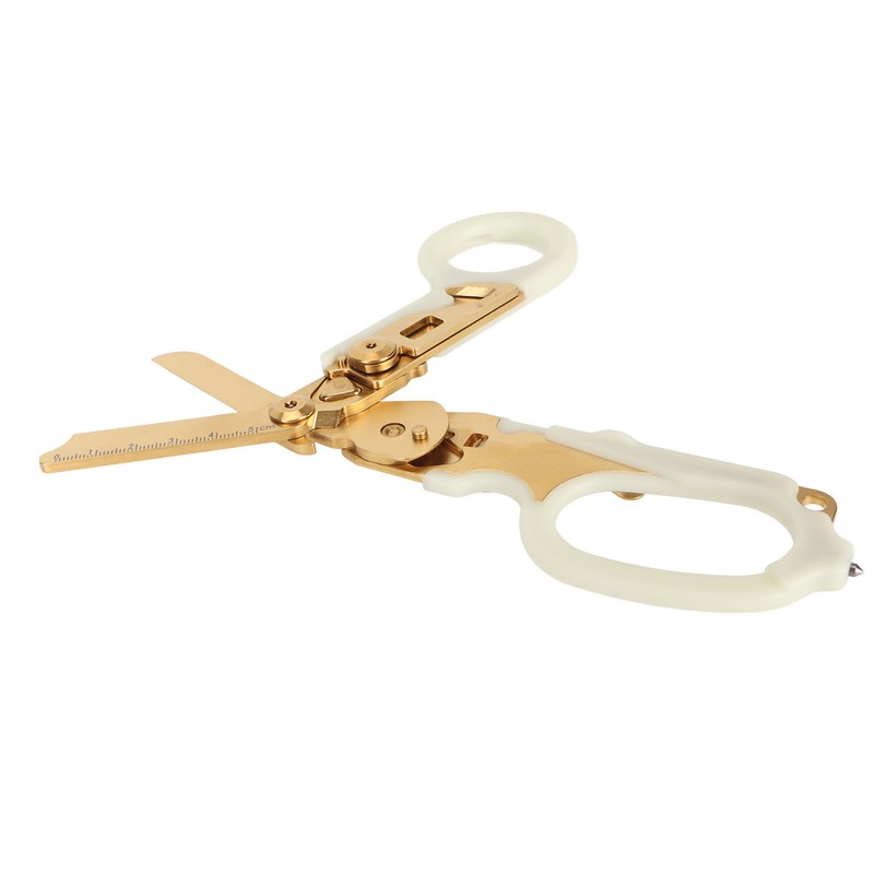 Emergency Response Shears with Glass Breaker Stainless Steel Plastic Luminous