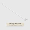 ACHIM Fantasia 18-28 inch Adjustable Width Single Curtain Rod for