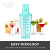 OGGI Clear Cocktail Shaker - 24 oz / 700 ml,